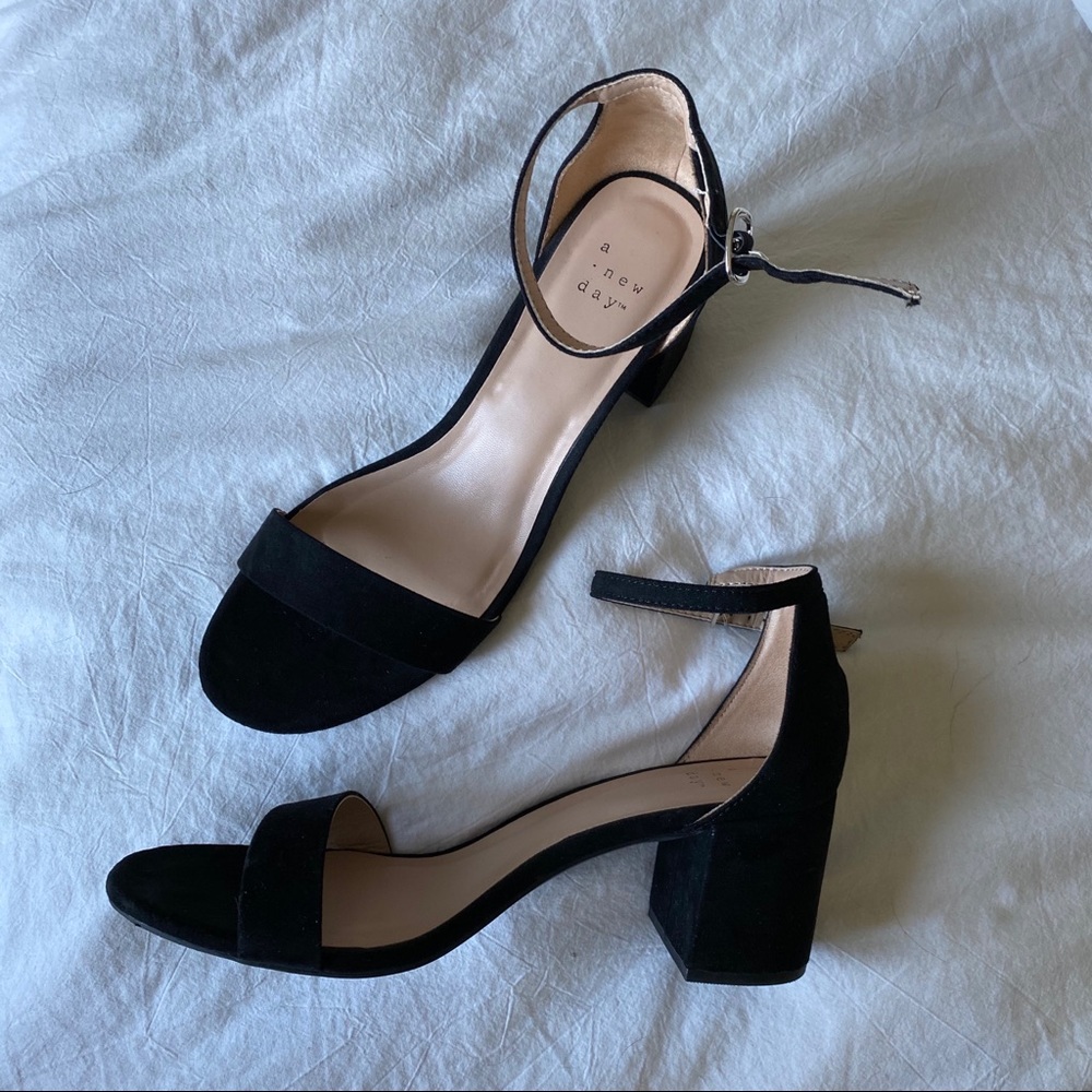 Black Suede Sandals